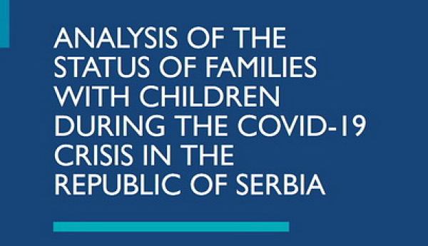 Publication “Analysis of the Status of Families with Children During the Covid-19 Crisis in the Republic of Serbia” Published