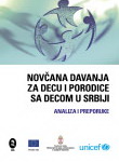 Novčana davanja za decu i porodice sa decom u srbiji – analiza i preporuke
